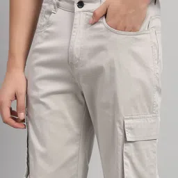 STEPLE DENIMS Men Relaxed Fit High-Rise Slash Knee Stretchable Jeans image 2