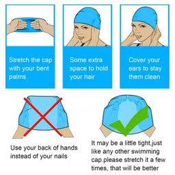 UDKI Fish Design Swimming Cap for Kids Durable, Comfortable, and Ideal for Boosting Swimming Skills & Confidence in The Water (24) image 4