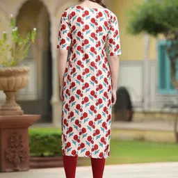 Moda Rapido Women Ethnic Motifs Printed Crepe Kurta image 5