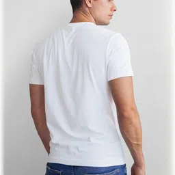 Seekbuylove Men Typography Printed Bio Finish Round Neck Short Sleeves T-shirt image 5