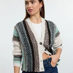 Trendyol Women Colourblocked Cardigan-image-81