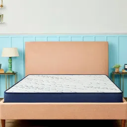 Duroflex Navy & White Foam Edge Dual Comfort Mattress - Single Size (84 L x 35.98 W x 4 H in.) image 2