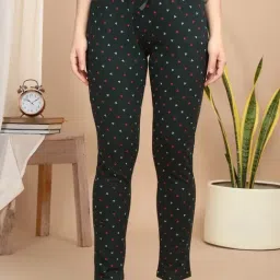 Sweet Dreams Black Cotton PrintPyjama-image-54