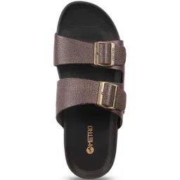 Metro Men's Brown Casual Sandals image 4