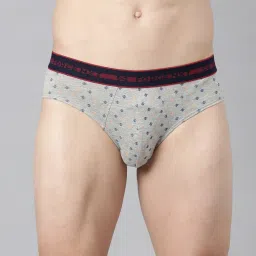 Force NXT Multicolored Cotton Regular Fit Printed Briefs - Pack Of 5 image 2