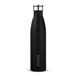 borosil ?Borosil Water Bottle with Single Wall & Leakproof (Black, ?900 ml) image 2