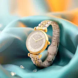 QORUM INDIA Women Brass Dial & Bracelet Style Straps Analogue Watch G112 Evara_4_N-picture-29