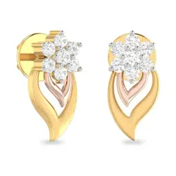 PC Jeweller Ahane 18k Gold Earrings for Women-image-21