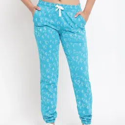 Lil Tomatoes Kids Blue Printed Trankpants-picture-29