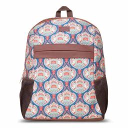 ZOUK 18 Ltrs Blue Printed Backpack-picture-30
