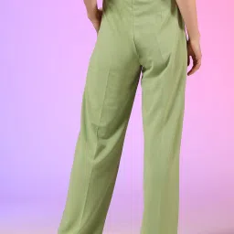 Kotty Green Straight Fit High Rise Trousers image 2