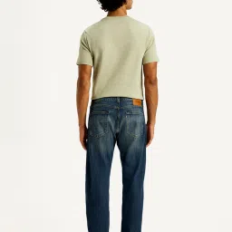 Levi's Men's 505 Mid Indigo Straight Fit Mid Rise Jeans image 2