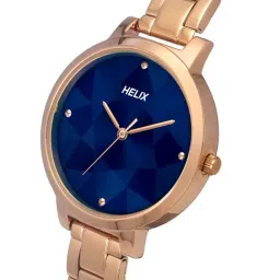 Helix by Timex Blue Round Dial Analog Womens Watch - TW041HL25 image 3