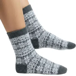 Cdeck Women Patterned Pure Woollen Socks image 2