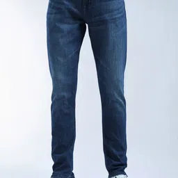 Flying Machine Men Slim Fit Mid Rise Light Fade Jeans image 4