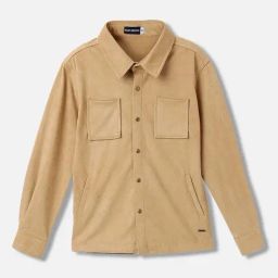 Blue Giraffe Boys Khaki Solid Full Sleeves 1 Shirt-picture-40
