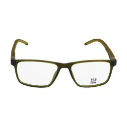 SeeSaw Green Rectangular Eye Framesfor Kids image 2