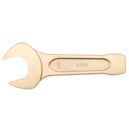 De Neers 130 mm Beryllium Copper Non Sparking Slogging/ Hammering Open Ended Spanner, NS-B-S0130-picture-32
