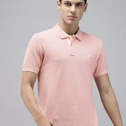 U.S. Polo Assn. Pure Cotton Slim Fit Polo Collar T-shirt-picture-39