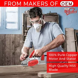 HPD Shakti 500 W Power 16000 RPM Electric Wood Planer with Extra Blade and Belt, HPDF-F20 image 4