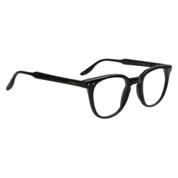 Ted Smith Black Square Unisex Eyewear Frames image 2