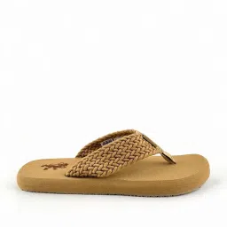Red Tape Men's Beige Flip Flops image 2