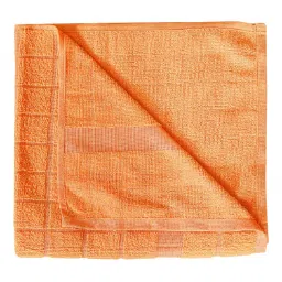 Romee Orange Cotton Stripes Bath Towels image 2