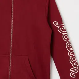 Fame Forever by Lifestyle Boys Red Regular Fit Sweatshirt image 3