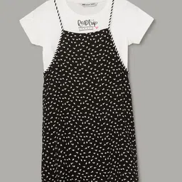 Fame Forever by Lifestyle Print Pinafore Dress-picture-22