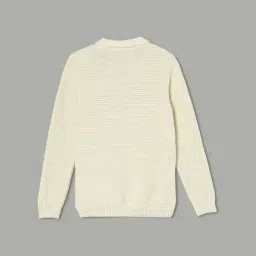 Fame Forever by Lifestyle Boys Beige Regular Fit Sweater image 2