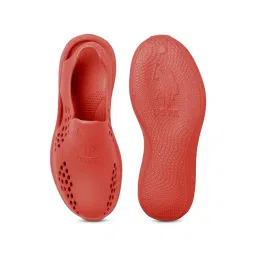 U.S. Polo Assn. Men's Orange Back Strap Clogs image 3