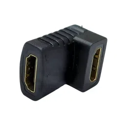 SETMI INDIA HDMI Jointer Right Angle Female to Female Supports Dolby TrueHD & DTS-HD Audio, Black-picture-18