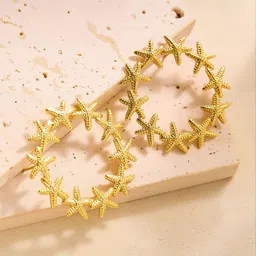 DressBerry Circular Studs Earrings-picture-11