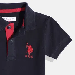 U.S. Polo Assn. Kids Boys Polo Collar Pure Cotton T-shirt image 3
