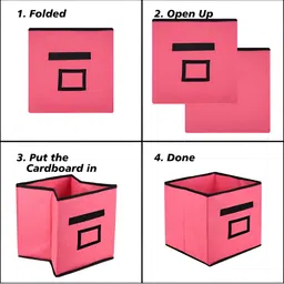 Aura Purple & Pink 2 Pieces Plain Multi-Utility Organisers image 2