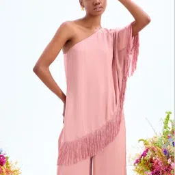 Cover Story Pink Regular Fit Top-picture-23