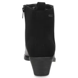 Mochi Women's Black Casual Booties image 5