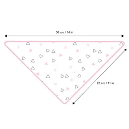 The White Cradle Unisex  Infant Pack Of 3 Printed Bibs image 5