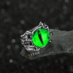 Teeragaj Set Of 2 Eye Adjustable Finger Rings image 3