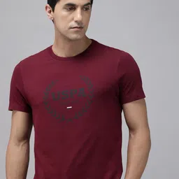 U.S. Polo Assn. Brand Logo Printed Pure Cotton Slim Fit T-shirt-picture-42