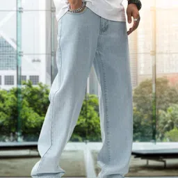 DAKWINS Men Mildly Distressed Jeans-image-25