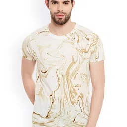 Wear Your Mind Men Off-White Printed T-shirt-picture-41