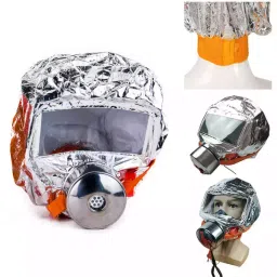 DsaTech Fire Escape Mask Silver Protect from Toxic Gases & Smoke, ASE30A image 3