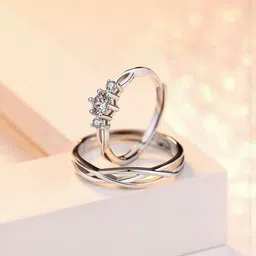 J.S ENTERPRISES Unisex Silver-Toned Stainless Steel Finger Ring-picture-25