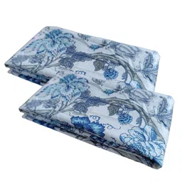 Trance Home Linen 180TC Cotton Printed Pillow Covers - Malhaar Sapphire image 2