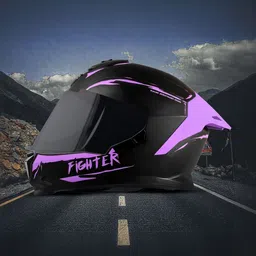 Steelbird Graphic Printed Scratch Resistant Open Face Motorbike Helmet image 4