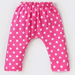 Babyhug Interlock Knit Full Length Diaper Legging Floral Print Pack Of 3 - Multicolor image 3