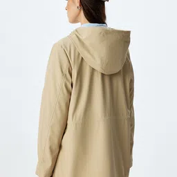 Koton Women Striped Longline Tailored Jacket image 5