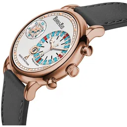 DOUBLERUN Men Dial & Leather Straps Analogue Multi Function Watch H05N19078 image 3