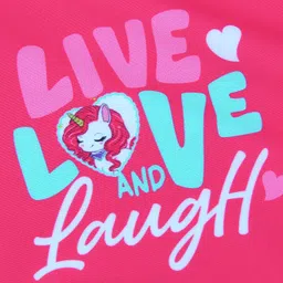 Mark & Mia Full Raglan Sleeves Two Piece Swimsuit with Floral Print - Dark Pink image 5